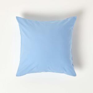 Blue European Egyptian Cotton Pillowcase 200 TC, 40 x 40 cm