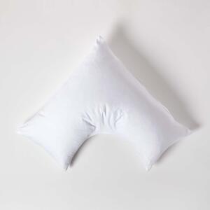 Homescapes White V Shaped Pillowcase Organic Cotton 400 Thread Count