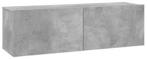 TV Cabinet Concrete Grey 100x30x30 cm Engineered Wood