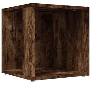 Side Table Smoked Oak 33x33x34.5 cm Engineered Wood