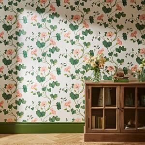 Botanical Vine Ivory Wallpaper Cream/Green