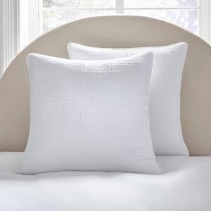 Chilton 100% Cotton Continental Pillowcase White