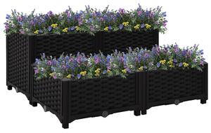 Raised Bed 80x80x38 cm Polypropylene