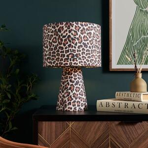 Kat Leopard Print Table Lamp