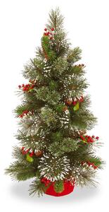Wintry Pine Realistic Artificial Mini Christmas Tree | 2ft 3ft 4ft