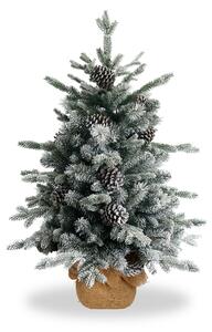 Snowy Dorchester 3ft Pine Miniature Flocked Christmas Tree | Roseland