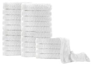 Guest Towels 25 pcs Cotton 350 gsm 30x50 cm White