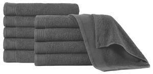 Hand Towels 5 pcs Cotton 450 gsm 50x100 cm Black