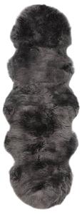 Sheep Leather Rug 60x180 cm Light Grey