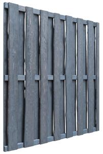 Hit and Miss Fence Panel Pinewood 180x180 cm Grey