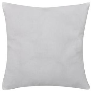 4 White Cushion Covers Cotton 40 x 40 cm