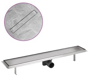 Linear Shower Drain 730x140 mm Stainless Steel
