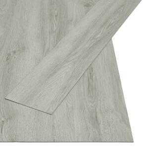 Self-adhesive Flooring Planks 4.46 m² 3 mm PVC Light Grey