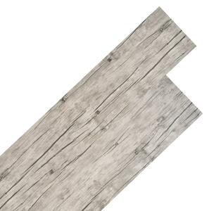 Non Self-adhesive PVC Flooring Planks 4.46 m² 3 mm Light Grey
