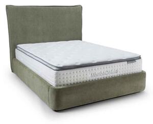 Eldora Fabric Ottoman Storage Super King Size Bed in Green