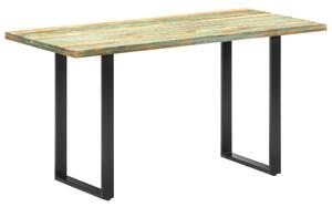 Dining Table 140x70x76 cm Solid Reclaimed Wood