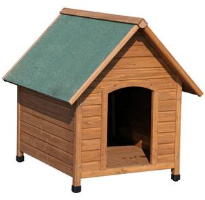 Kerbl Dog House 85x73x80 cm Brown and Green 82394