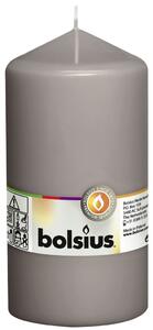 Bolsius Pillar Candles 8 pcs 150x78 mm Warm Grey