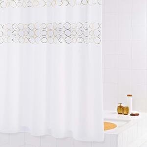 RIDDER Shower Curtain Pailette Textile Gold