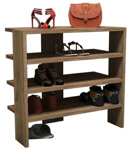 Homemania Shoe Cabinet Mix 63.6x31.8x60cm Walnut