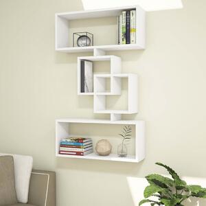 Homemania Wall Shelf Harmony 70x22x117cm White