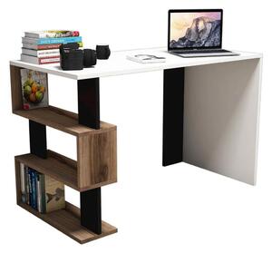 Homemania Computer Desk Snap 120x60x75cm White. Black and Walnut