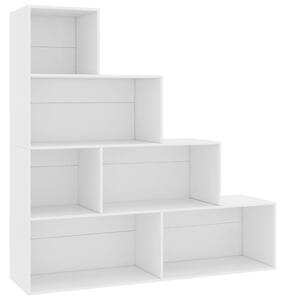 Book Cabinet/Room Divider White 155x24x160 cm Engineered Wood