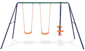 Swing Set with 4 Seats Orange