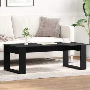 Aponka 102cm Wooden Coffee Table - Black Oak