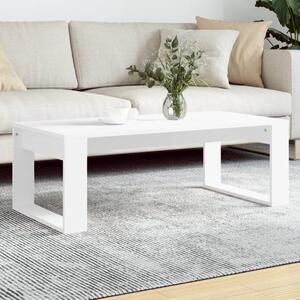 Aponka 102cm Wooden Coffee Table - White