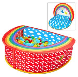Worlds Apart 2-in-1 Pop-up Ball Pit Rainbow 100x76x30 cm Multicolour