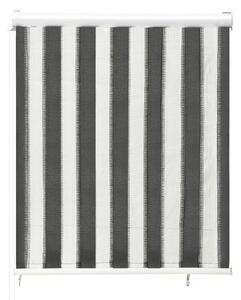 Outdoor Roller Blind 60x140 cm Anthracite and White Stripe