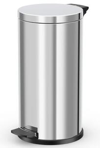 Hailo Pedal Bin Solid L 18L Stainless Steel with Galvanized Inner Bin