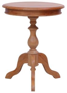 Side Table Natural 50x50x65 cm Solid Mahogany Wood