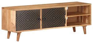 TV Cabinet 115x30x39 cm Solid Acacia Wood
