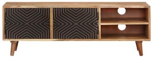 TV Cabinet 115x30x39 cm Solid Acacia Wood