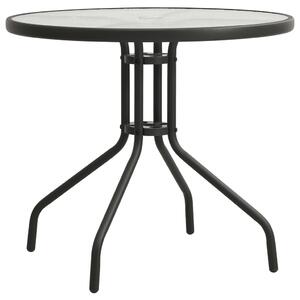 Bistro Table Anthracite Ø80x71 cm Steel