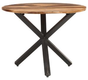 Dining Table 100x100x75 cm Acacia Wood with Sheesham Finish