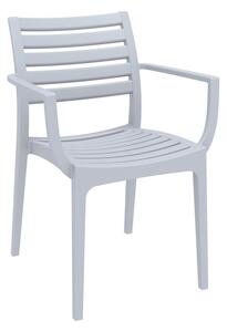 Netris Arm Chair - Silver Grey