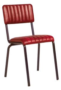 Fore Side Chair - Ribbed - Lascari - Vintage Red