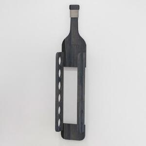 Homemania Bottle Holder Hektor 21x13.5x104 cm Black