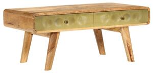 Coffee Table Solid Mango Wood 90x50x40 cm