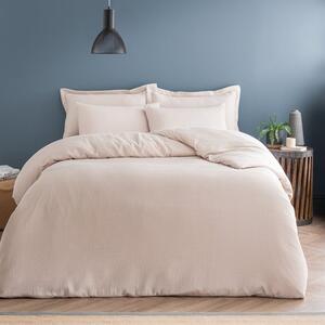 Alston Waffle Duvet Cover and Pillowcase Set