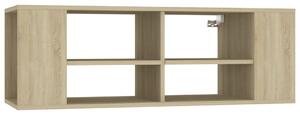 Wall-Mounted TV Cabinet Sonoma Oak 102x35x35 cm Engineered Wood