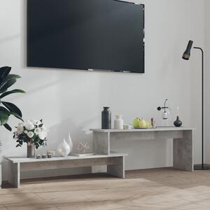 TV Cabinet Concrete Grey 180x30x43 cm Engineered Wood