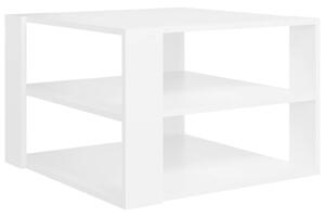 Coffee Table White 60x60x40 cm Engineered Wood