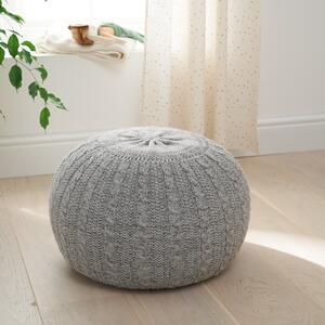 Knitted Pouffe Pebble