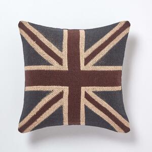 Jacquard Union Jack Cushion Cover British Flag Tapestry 45 x 45 cm