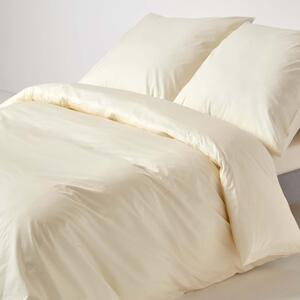 Cream European Egyptian Cotton Duvet Cover Set 200 TC, 155 x 220 cm