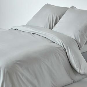 Silver Grey European Egyptian Cotton Duvet Cover Set 200 TC, 150 x 200 cm